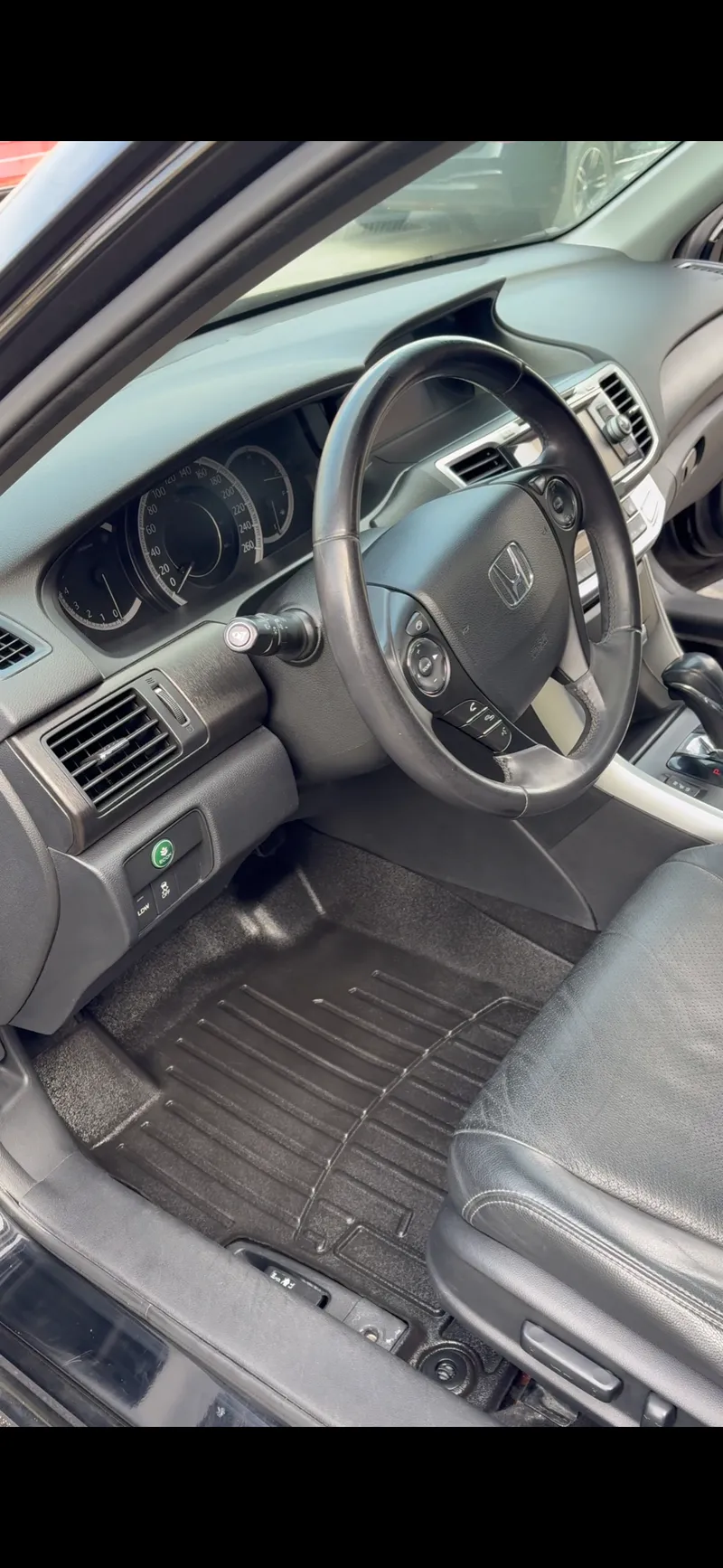After — Honda Accord interior detail
